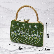 Women's Elegant Rhinestone Pointed Toe Pumps With Matching Shoes And Bag Set