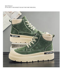 Men's High-Top Platform Casual Comfortable Winter Boots