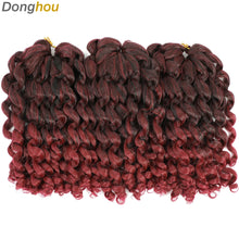 Ombre Jumpy Red Ginger Wand Curls Crochet Hair 1B 27 30 350 613 Purple Grey Colors jamaican twist braiding Hair 20 Strands/Pack