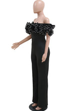 Bonnie Forest Woman Jumpsuits Elegant Rose Detail One Piece Women Clothing Club Overalls Celebrities Outfits Party Sexy Clubwear