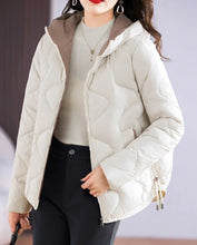 Winter Women Outerwear Hooded Cotton Parkas