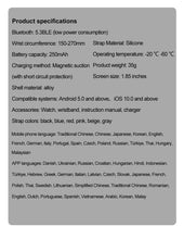 2025 AI Diagnosis NFC Smart Watch Women 1.85 inch AMOLED Blood pressure Heart Rate Temperature BT call Smartwatches Men For IOS