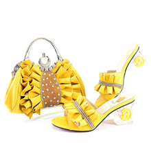 Women's Italian Shoe and Bag Set For Party And Weddings