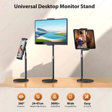 Portable Monitor Stand Adjustable Height Desktop Monitor Bracket for 4.7-17.3 inch Phone Support Holder
