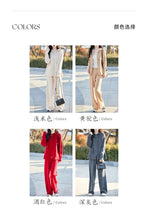 100% Merino wool fall/winter new women's sweater crewneck hooded Cardigan Fashion all-in-one warm pants suit