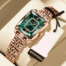 Luxury Elegant Watch For Women Date Waterproof Rectangle Ladies Watch