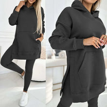 Women's Two Pieces Set Hooded Tracksuit Set