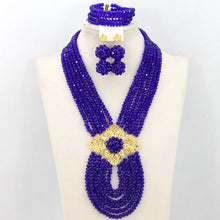 New African Jewelry Set Orange Nigerian Wedding African Beads Jewelry Set Crystal New Bridal Jewelry Set   ABS065