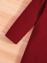 Girl's Autumn New Dress Casual Cute Red Knitted Dress Knee length Skirt Thin Breathable