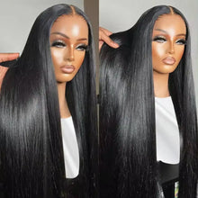13x6 Straight Lace Front Wig 360 Lace Frontal Wig HD Transparent Lace Wigs For Women Human Hair 5x5 Closure Wig Brazilian 36Inch