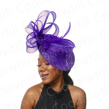 Grey Hair Fascinator Pillbox Cap Formal Church Women Headpiece Royal Ascot Chapeau Cap Femme Mariage Hair Accessories Ladies