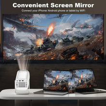 New 2024 4K Android 11 Dual Wifi6 200 ANSI Allwinner H713 BT5.0 1080P 1280*720P Home Cinema Outdoor portable Projetor