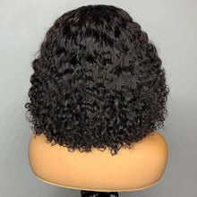 Glueless Loose Water Wave HD Lace Frontal Bob Wigs Human Hair Pre Plucked Short Wavy Curls Wigs For Women Brazilian Wear To Go