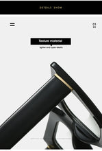 Big Oversized Square Eyeglass Frames Women Trendy Gradients Transparent Computer Optical Lenses Glasses Anti Blue Lens Eyewear