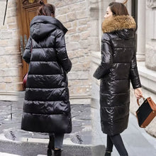Women's Big Fur Waterproof Winter Hooded Jacket