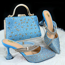 High Quality Italian Women's Shoes And Bag Set For Party