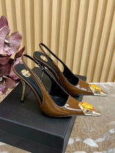 Women's Gem Metal Pointed Temperament High Heels with Sexy Empty Sandals