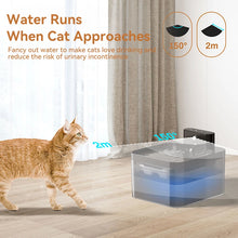 Wireless Automatic Cat Water Fountain 2600mAh Dispenser For Dog And Cat