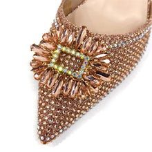 2025 Nigerian Women's Party Shoes and Bags Medium Heel Pointed Toe Elegant Party Footwear With Matching Color Handbag for Women