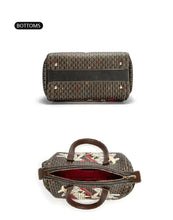 Women's Commuter Crossbody Colorful Printed Monogram Bag