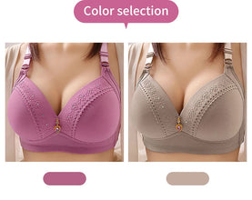 High-Quality Women Full Cup Bra Daily Comfort and Support Nursing Bras Comfortable Breathable Leisure Simplicity Women Bra