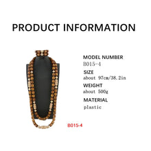 Latest African Wedding Resin Beads Fashion African Beads Jewelry Sets Hot Nigerian Wedding African Beads Jewelry Set