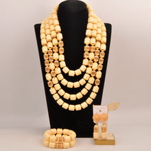 artifical coral beads nigerian jewelry sets for woman weddings
