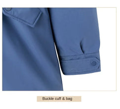 Women's Long Fashionable Hooded Winter Fur Collar Jacket