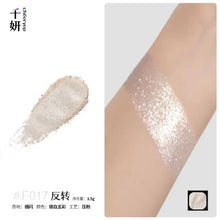 Qianyan Monochrome Eyeshadow Cheeryep Chameleon Highlight Pearlescent Highgloss Eye Shadow Matte Self Assembled
