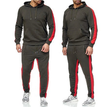 Men's Two Piece Color Block Tracksuit
