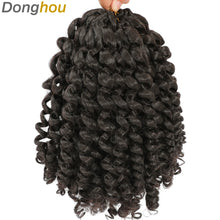 Ombre Jumpy Red Ginger Wand Curls Crochet Hair 1B 27 30 350 613 Purple Grey Colors jamaican twist braiding Hair 20 Strands/Pack