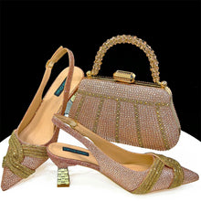 Venus Chan Black Hollow Design With Pointed Shoes And Fashion Three-Dimensional Bag Cozy Rhinestones Are Suitable For Parties