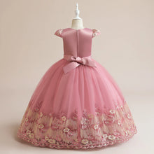 Flower Girl Dress Princess Elegant Children Party Long First Communion Kids Clothes For Teen Children Wedding Birthday Vestidos