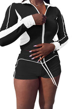 Women Patchwork 2 Piece Set Trendy Sporty Outfits