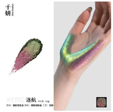 Qianyan Monochrome Eyeshadow Cheeryep Chameleon Highlight Pearlescent Highgloss Eye Shadow Matte Self Assembled