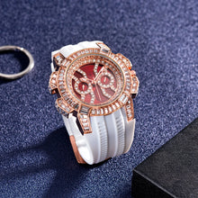 MISSFOX New Red Quartz Watch For Men Luxury Hip Hop Streetwear Clock Waterproof watches AAA Quartz Men's Wristwatches