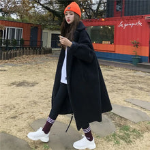 Women's Lamb Fur Coat Warm Autumn Winter Outerwear Jacket