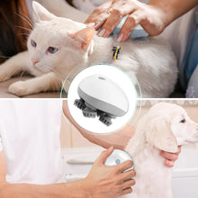 Electric Head Massager Body Shoulder Leg Arm Neck Deep Tissue Head Scalp Massage Kneading Vibrating Device for Cat Pet Massage