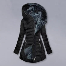 Women's Winter Plush Lining Hooded Warm Windproof Down Coat