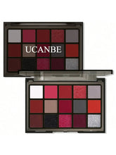 UCANBE 15 Shades Eyeshadow Palette Purple Chameleon Shimmer Glitter Matte Matellic Eye Shadow Makeup Palette Halloween Makeup