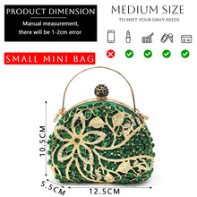 Venus Chan Nigerian Elegant Lace Net Style Green Crystal Low Heel Shoes And Three-Dimensional Mini Bag Commuter Women's Shoes