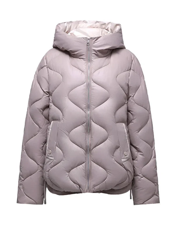 Winter Women Outerwear Hooded Cotton Parkas