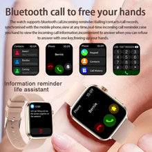 2025 AI Diagnosis NFC Smart Watch Women 1.85 inch AMOLED Blood pressure Heart Rate Temperature BT call Smartwatches Men For IOS