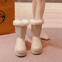 Women's Snow And Winter Plush Platform Outdoor Warm Boots