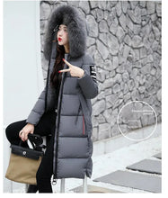 Women's Long down Hooded Jacket