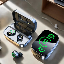 Long Playtime Touch Control True Wireless Earbuds/Headphones Bluetooth YD03, LED Charging Case, Bluetooth 5.3