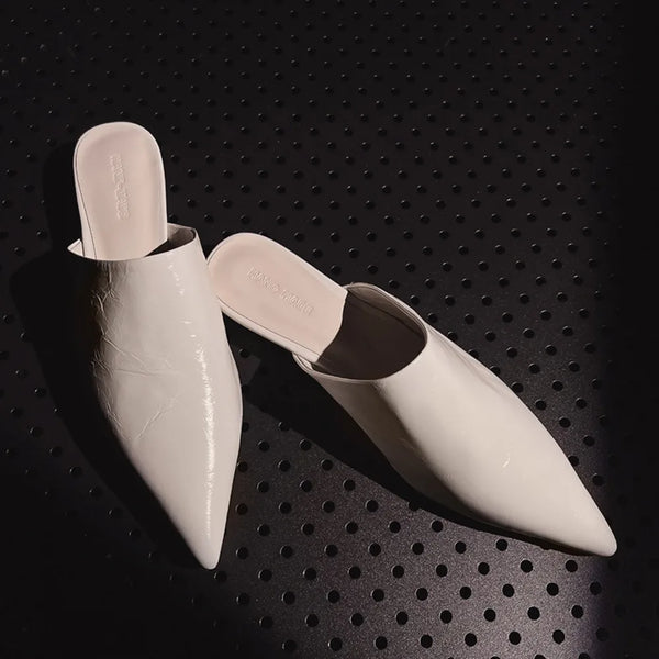 Slip on Pointed Toe Mules For Woman