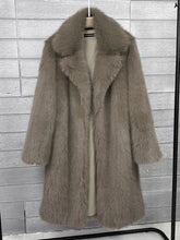 Women's Long Fluffy Faux Fur Jacket