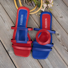 Women Flat Slippers Summer New Outdoor Shoes Non-slip Casual Slippers Women Plus Size Fashion Luxury Sandals Home Slides Women