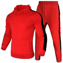 Men's Two Piece Color Block Tracksuit